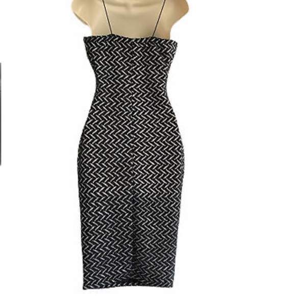 RIVER ISLAND Midi Dress Size 8 UK Party Cocktail - Picture 6 of 6